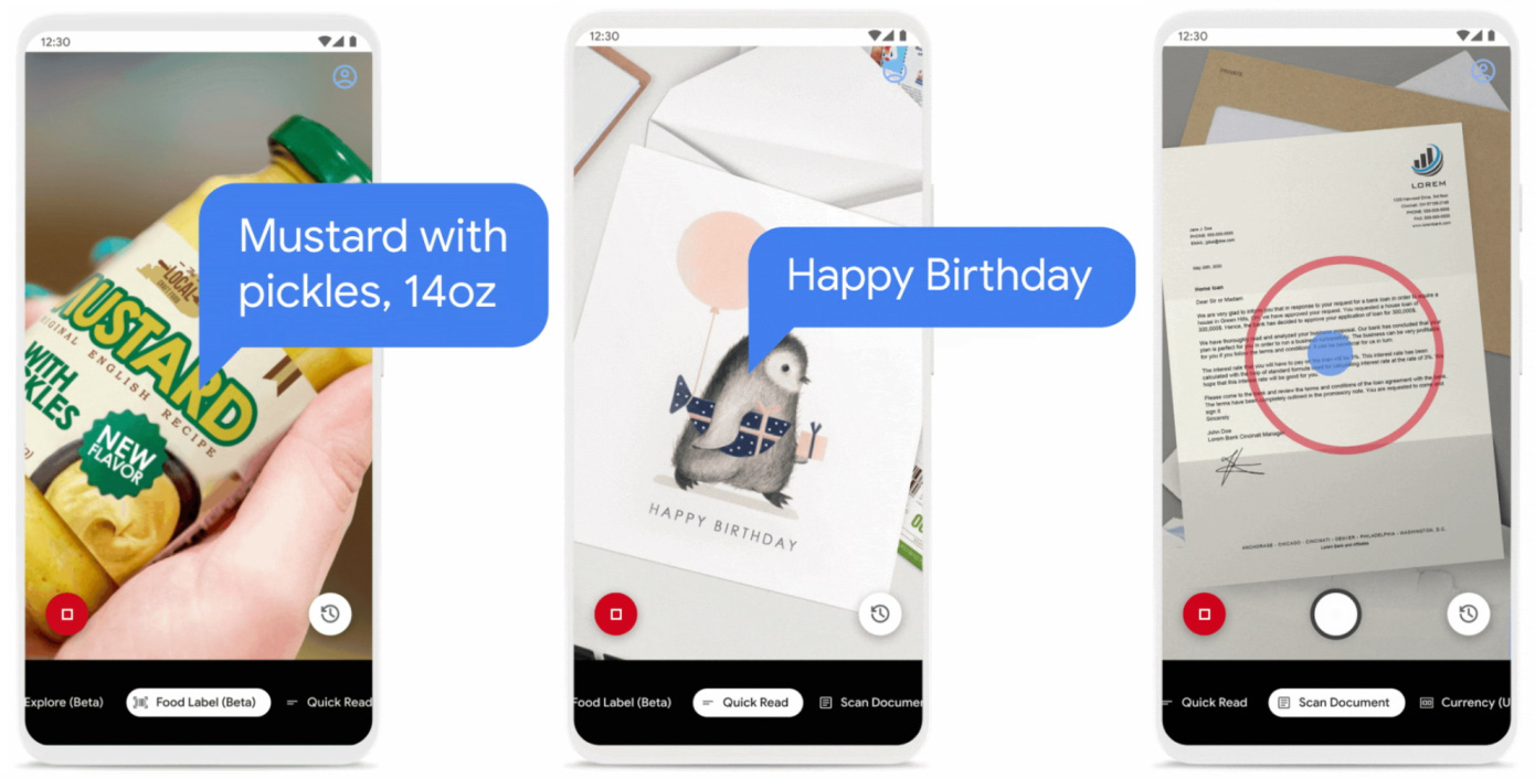 Googleの視覚障害者向けAIアプリ「Lookout」で食品ラベルや長文のスキャンが可能になる